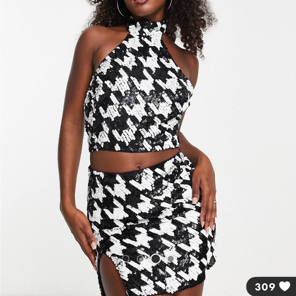 Houndstooth Sequin Set - Picture 4 of 12
